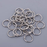 Maxbell 10/20/30 Sets Book Ring Small Loose Leaf Binder Rings Keychain Key Ring 20mm