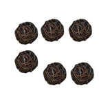 Max 10Pcs Wicker Rattan Balls Home Christmas Wedding Party Decorative Craft 5CM
