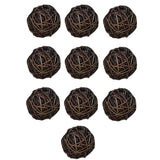 Max 10Pcs Wicker Rattan Balls Home Christmas Wedding Party Decorative Craft 5CM