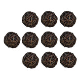 Max 10Pcs Wicker Rattan Balls Home Christmas Wedding Party Decorative Craft 5CM