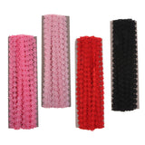 Maxbell 15 Yard 12mm Daisy Flower Embroidery Lace Trim Ribbon Sewing Crafts Black
