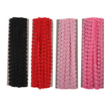 Maxbell 15 Yard 12mm Daisy Flower Embroidery Lace Trim Ribbon Sewing Crafts Black