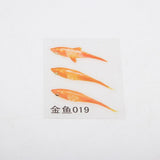 Max 10Set 3D Simulation Resin Painting Art Goldfish Stickers Decorative D