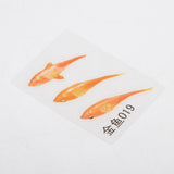 Max 10Set 3D Simulation Resin Painting Art Goldfish Stickers Decorative D
