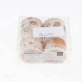 Maxbell Set of 8 Rolls Paper Tape selfadhesive paper stickers scrapbooking tape A