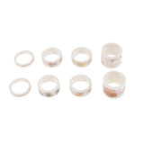 Maxbell Set of 8 Rolls Paper Tape selfadhesive paper stickers scrapbooking tape A