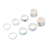 Maxbell Set of 8 Rolls Paper Tape selfadhesive paper stickers scrapbooking tape B