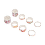 Maxbell Set of 8 Rolls Paper Tape selfadhesive paper stickers scrapbooking tape D