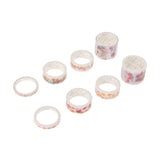 Maxbell Set of 8 Rolls Paper Tape selfadhesive paper stickers scrapbooking tape D