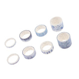 Maxbell Set of 8 Rolls Paper Tape selfadhesive paper stickers scrapbooking tape E