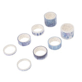 Maxbell Set of 8 Rolls Paper Tape selfadhesive paper stickers scrapbooking tape E
