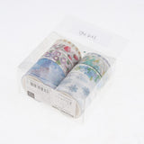 Maxbell Set of 8 Rolls Paper Tape selfadhesive paper stickers scrapbooking tape H