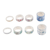 Maxbell Set of 8 Rolls Paper Tape selfadhesive paper stickers scrapbooking tape H