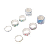 Maxbell Set of 8 Rolls Paper Tape selfadhesive paper stickers scrapbooking tape H