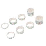 Maxbell Set of 8 Rolls Paper Tape selfadhesive paper stickers  fresh green