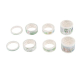 Maxbell Set of 8 Rolls Paper Tape selfadhesive paper stickers  fresh green