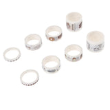 Maxbell Set of 8 Rolls Paper Tape selfadhesive paper stickers  high coffee