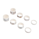 Maxbell Set of 8 Rolls Paper Tape selfadhesive paper stickers  high coffee