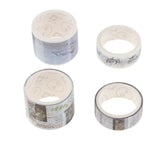 Maxbell Set of 8 Rolls Paper Tape selfadhesive paper stickers  simple style