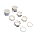 Maxbell Set of 8 Rolls Paper Tape selfadhesive paper stickers  simple style