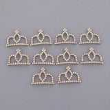 Maxbell 10Set Crown Hair Accessories Hair Clips Bridal Hair Decor Golden