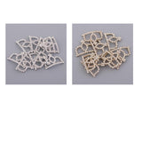 Maxbell 10Set Crown Hair Accessories Hair Clips Bridal Hair Decor Golden