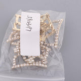 Maxbell 10Set Crown Hair Accessories Hair Clips Bridal Hair Decor Golden