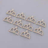 Maxbell 10Set Crown Hair Accessories Hair Clips Bridal Hair Decor Golden
