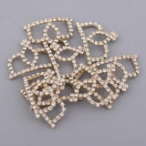 Maxbell 10Set Crown Hair Accessories Hair Clips Bridal Hair Decor Golden
