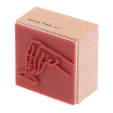 Maxbell 1 Piece Multi Shapes Wooden Painting Stamper 03