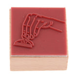Maxbell 1 Piece Multi Shapes Wooden Painting Stamper 03