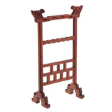 Maxbell Rosewood Calligraphy Brushes Paint Pen Stand Rack Hanger w/ 8 Hanging Hooks