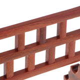 Maxbell Rosewood Calligraphy Brushes Paint Pen Stand Rack Hanger w/ 8 Hanging Hooks