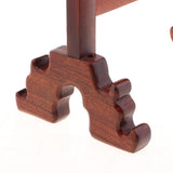 Maxbell Rosewood Calligraphy Brushes Paint Pen Stand Rack Hanger w/ 8 Hanging Hooks