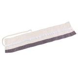 Maxbell Canvas Pencil Bags Case Painting Brush Pouch Roll Up Holders Grey 72 holes