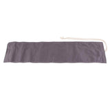 Maxbell Canvas Pencil Bags Case Painting Brush Pouch Roll Up Holders Grey 72 holes