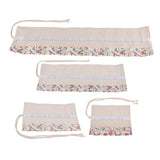 Maxbell Canvas Pencil Bags Case Painting Brush Pouch Roll Up Holders TOWER 12 holes