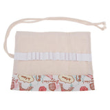 Maxbell Canvas Pencil Bags Case Painting Brush Pouch Roll Up Holders TOWER 12 holes