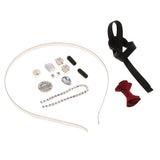 Maxbell DIY Crystal Headband Hairband Making Kits Wine Red
