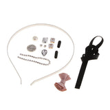 Maxbell DIY Crystal Headband Hairband Making Kits Pink