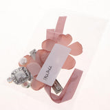 Maxbell 10pcs crafts hair clip cloth flower bead ribbon  for hair accessory headwear