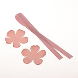 Maxbell 10pcs crafts hair clip cloth flower bead ribbon  for hair accessory headwear