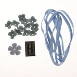 Maxbell DIY Crystal Wave Headband Hairband Making Kits Blue