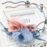 Maxbell DIY Crystal Wave Headband Hairband Making Kits Blue