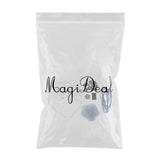 Maxbell DIY Crystal Wave Headband Hairband Making Kits Blue
