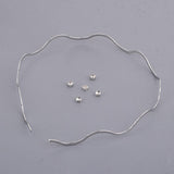 Maxbell DIY Crystal Wave Headband Hairband Making Kits Pink