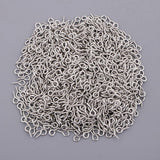 Maxbell 1000x Screw Eye Pins Hook Bail Peg Pendants Charms Connectors 4x8mm White K