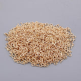 Maxbell 1000x Screw Eye Pins Hook Bail Peg Pendants Charms Connectors 5x10mm Golden
