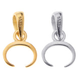 Maxbell 925 Sterling Silver Pinch Clip Bail Bead Pendant Connector Pendant Holder A