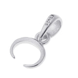 Maxbell 925 Sterling Silver Pinch Clip Bail Bead Pendant Connector Pendant Holder A